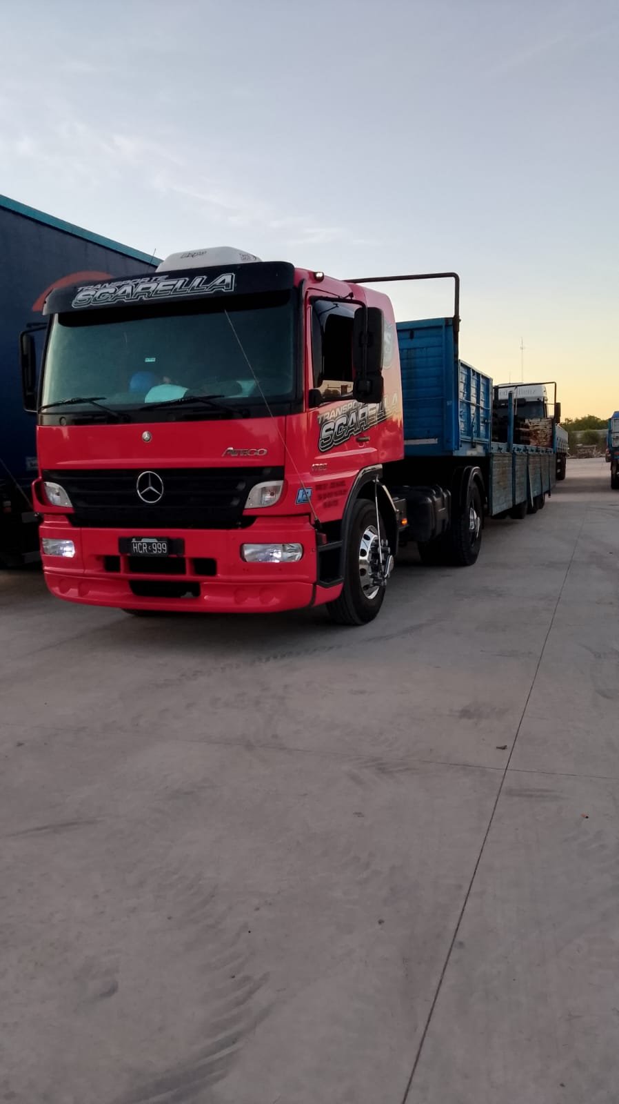 Camión Scarella frontal